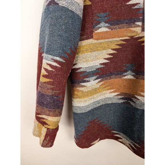 Prissy Jane Aztec Southwest Button Down Jacket Size Medium - Picture 4 of 6